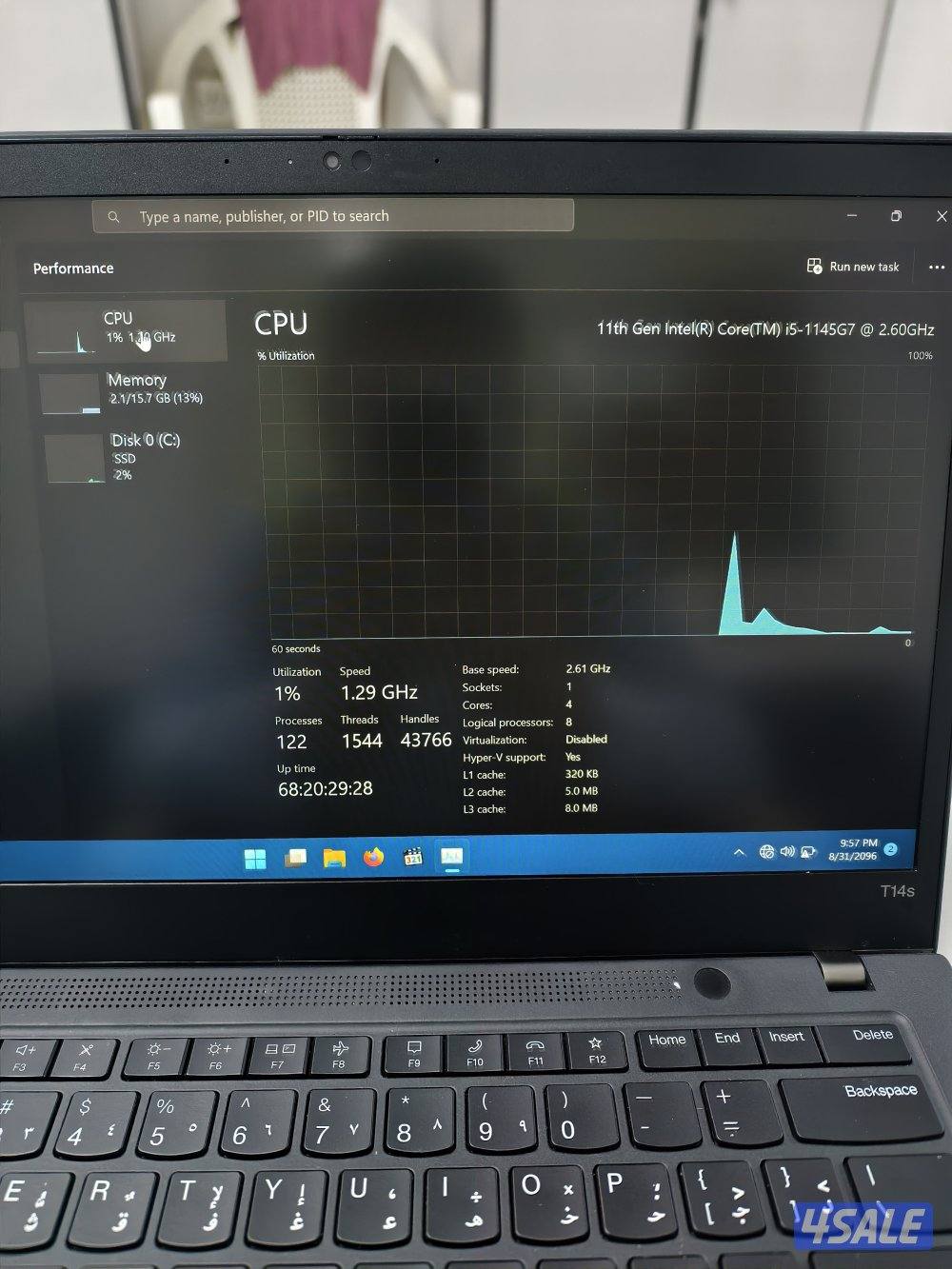 Lenovo ThinkPad T14s i5 11th gen 16GB RAM6