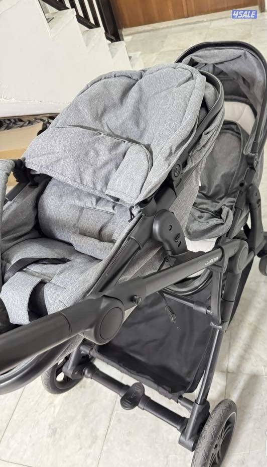 Baby stroller for twins. عربة توأم للأطفال0