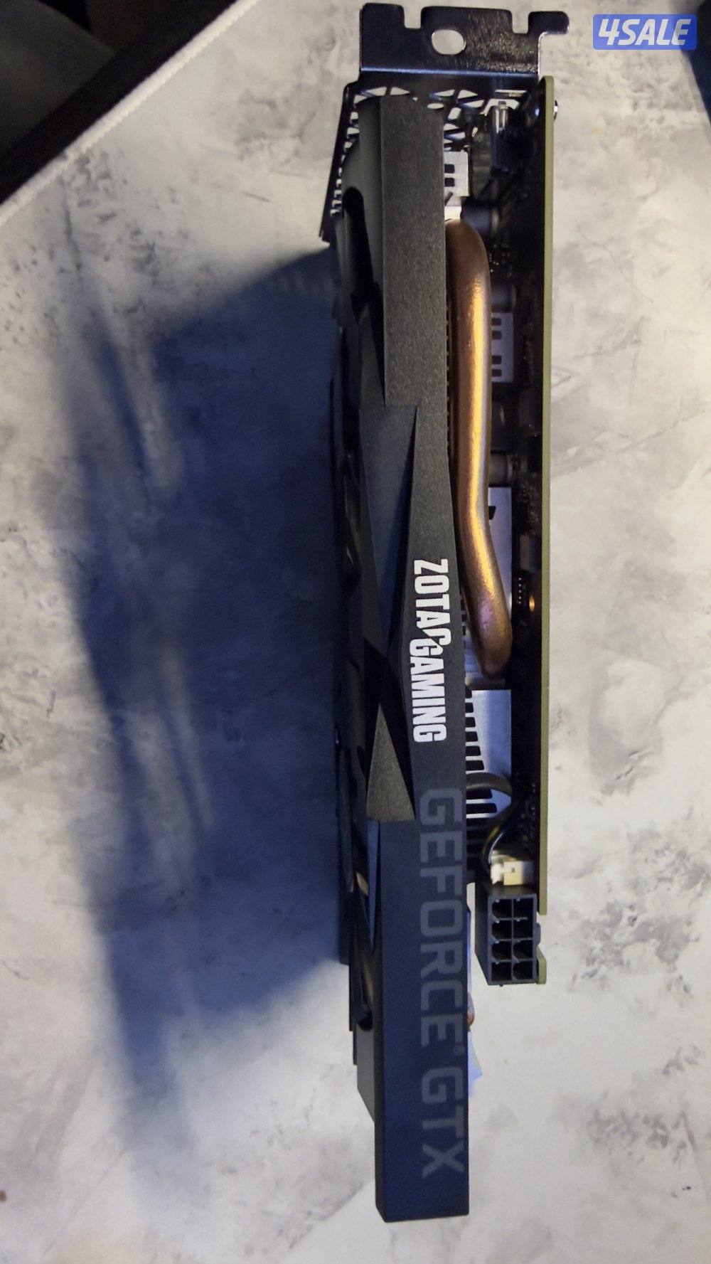 للبيع كرت شاشة بحالة ممتازة. كرتGTX 1650 4 GB GDDR6. الشركة ZOTAC.2