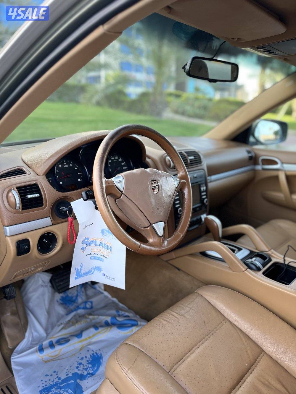 بورش كايين s موديل 2008 كامل المواصفات 6 سلندر شرط الفحص6