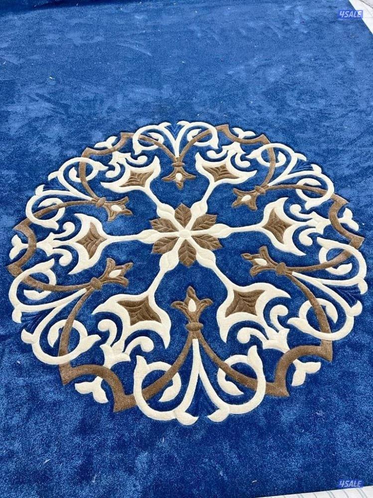 سجاد قص ونقشات حفر يدوي وتفصيل مساند ضهر وتركيب ارضيات باركية بلاستك13