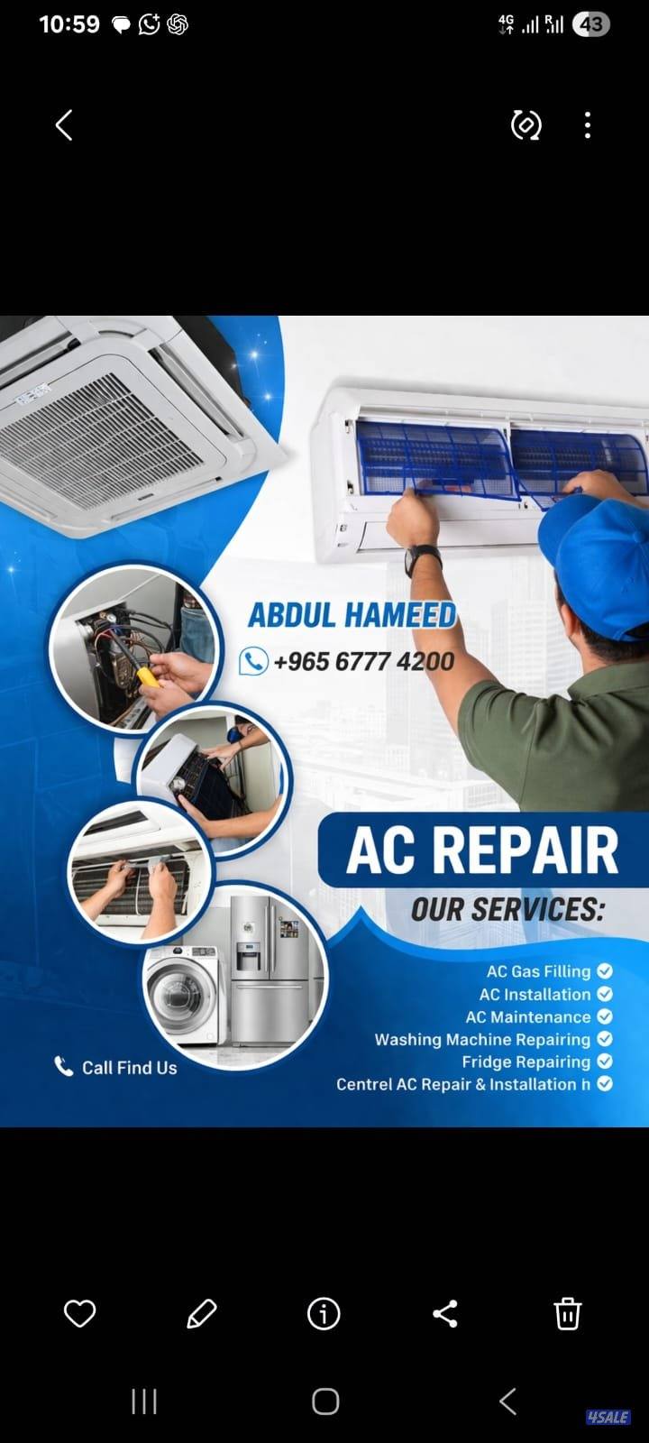 ❄️ AC Repair & Home Appliances Service – A0