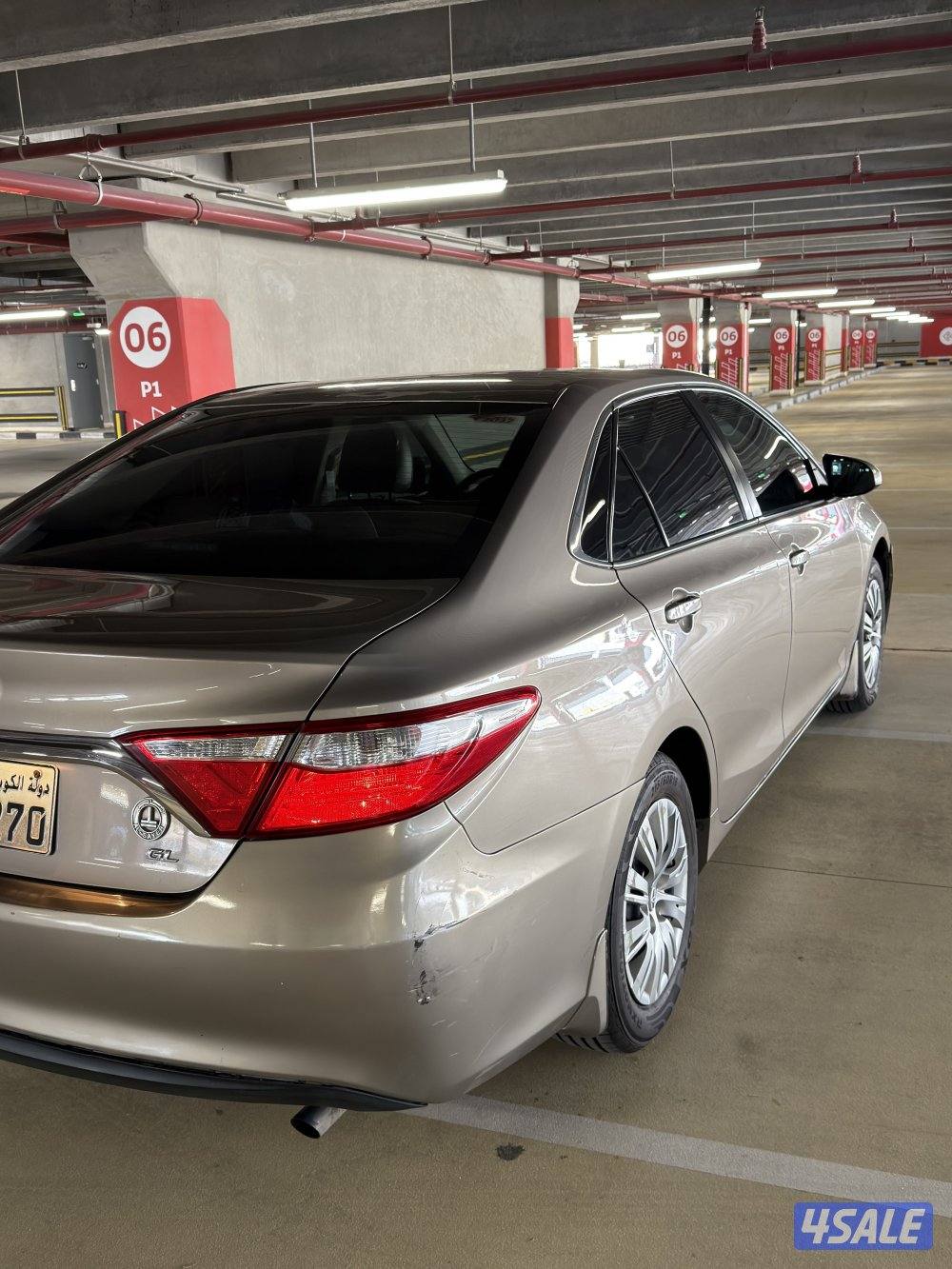 كامري 2017 الساير شرط الفحص قير مكينه شاصي فيها اصباغ متفرقه عداد١٧٩1