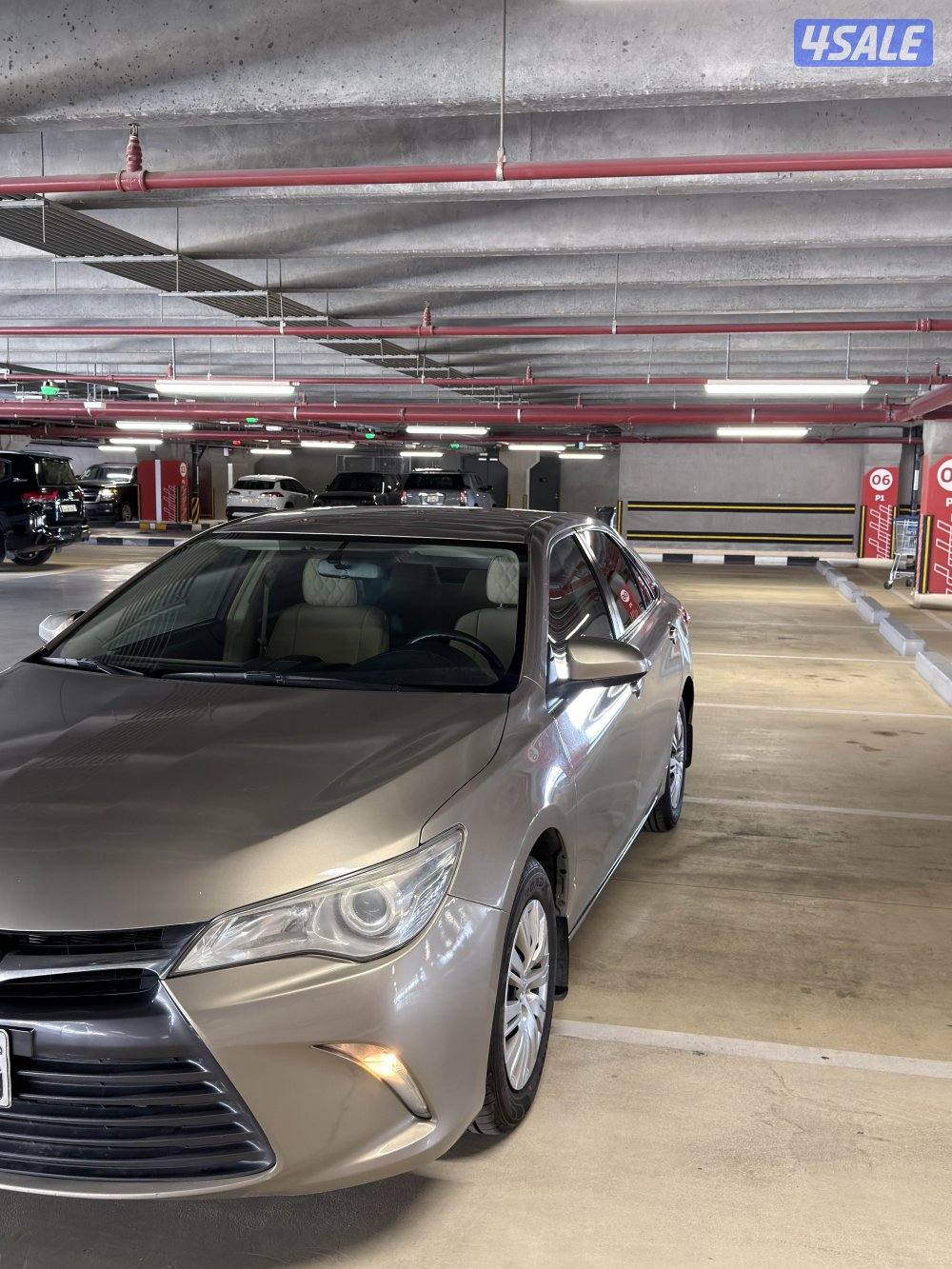 كامري 2017 الساير شرط الفحص قير مكينه شاصي فيها اصباغ متفرقه عداد١٧٩4