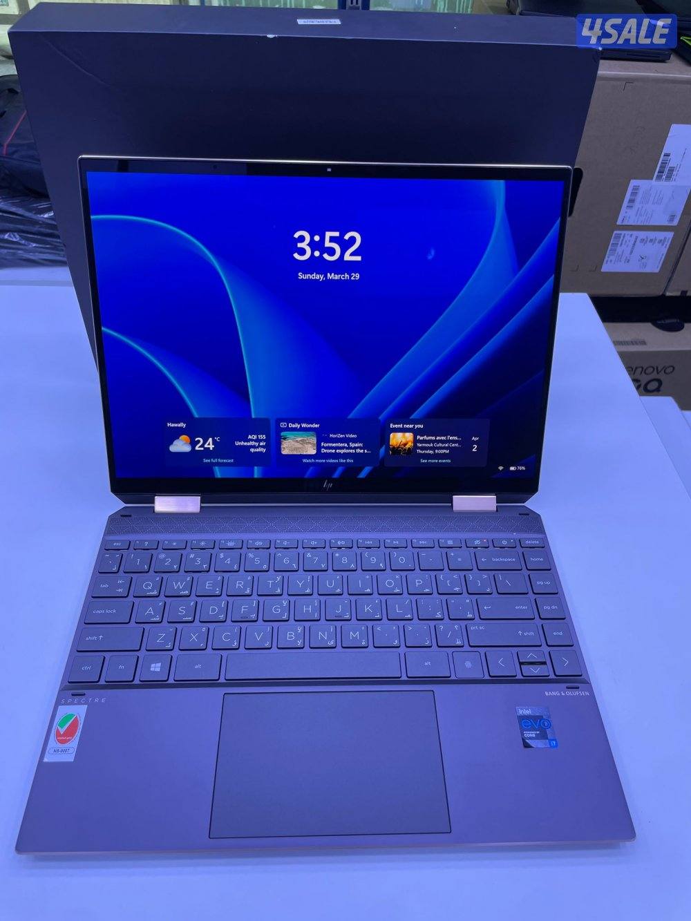 لابتوب تاتش 360 درجة HP Spectre x360 i77