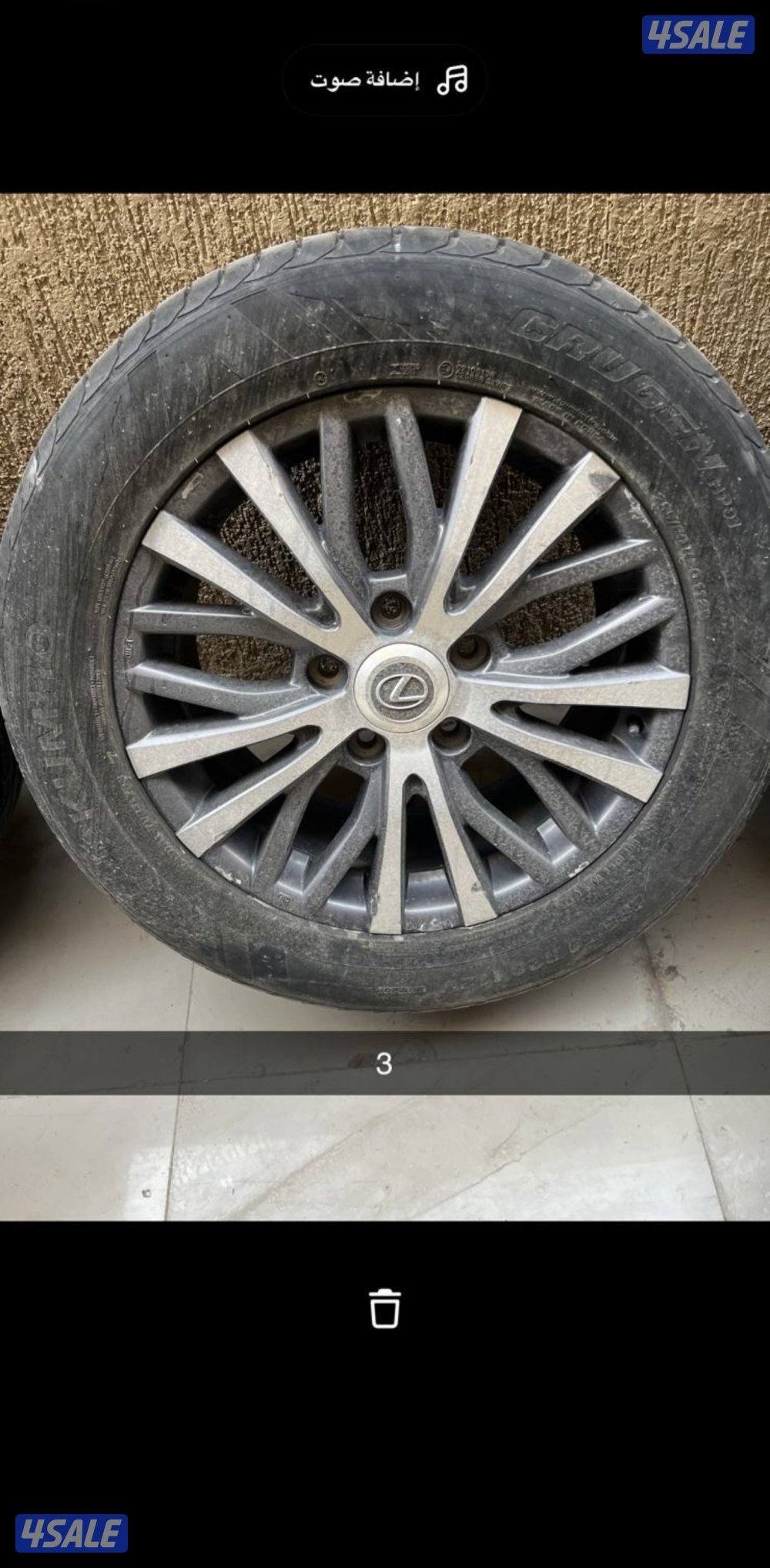 للبيع 4 رنقات جيب لكزس 2016 الدرجة الثانية 570 وكالة2