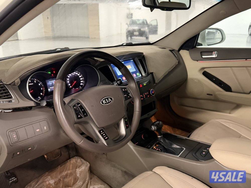 كيا كادينزا V6 موديل 2012 عداد 138 الف كم كامل المواصفات بنوراما جلد7