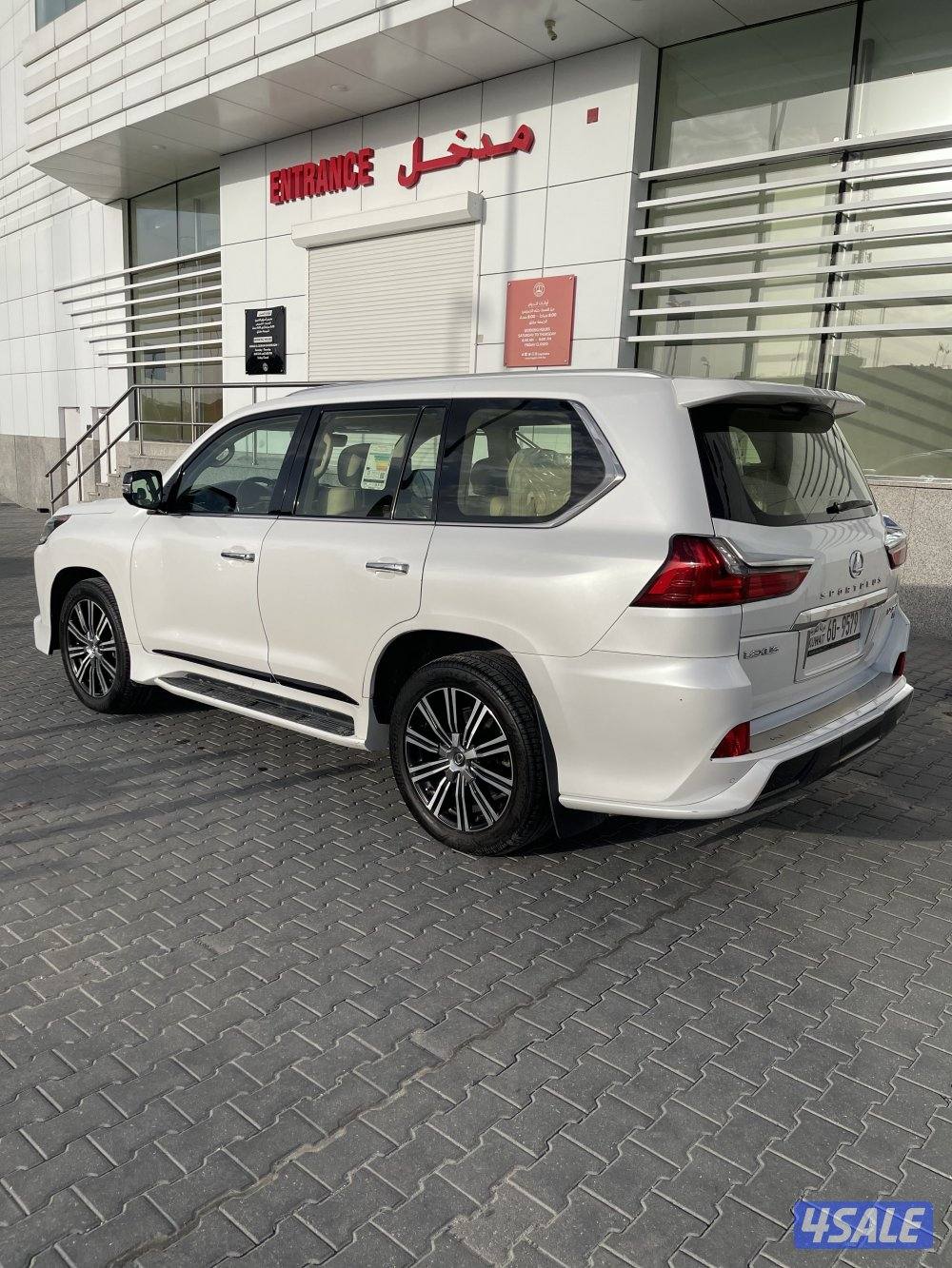 لكزس LX570 وارد قطر فحص جير مكينه شاصي البدي قطعه وحده2