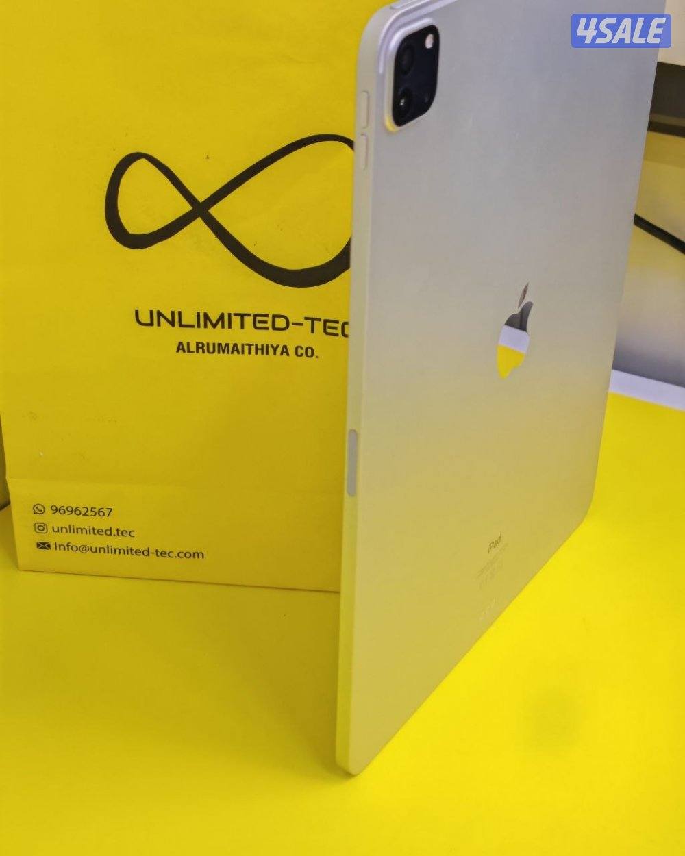 ايباد برو 129 الجيل الخامس M1 – 256 GB – فضي مستعمل كالجديد3