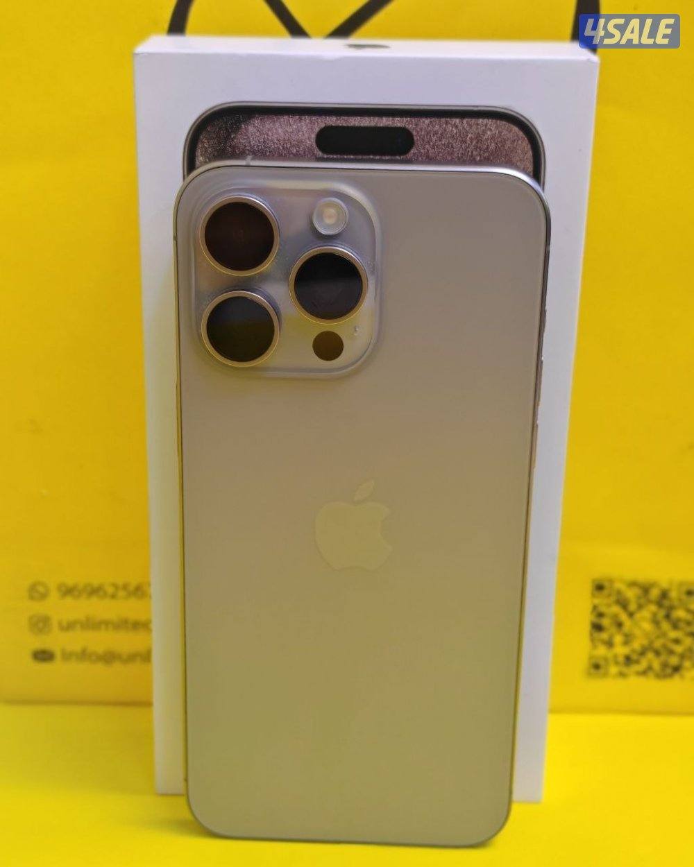 ايفون 15 برو ماكس 512 جيجا – بطارية 83% تيتانيوم طبيعي مستعمل كالجديد2