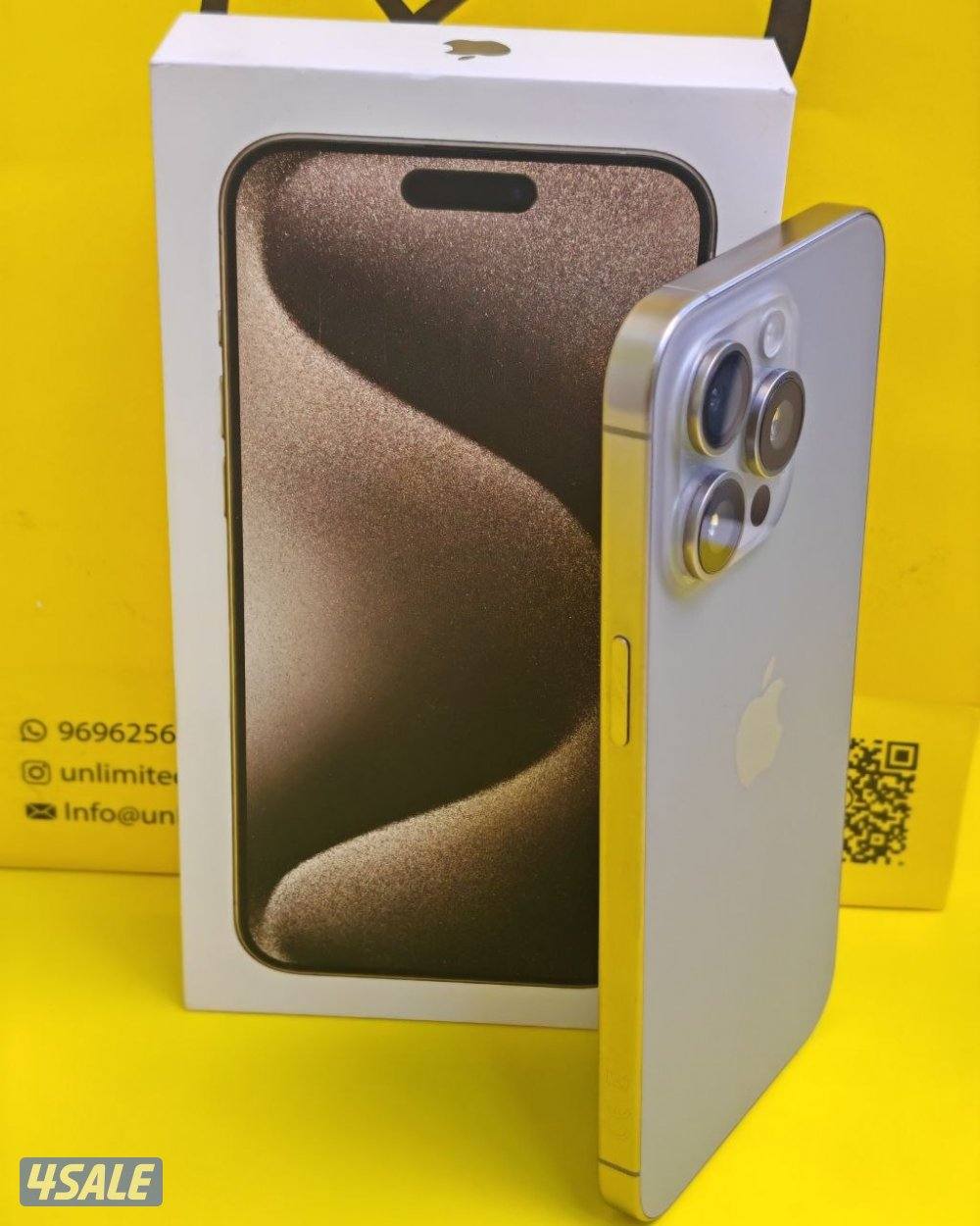 ايفون 15 برو ماكس 512 جيجا – بطارية 83% تيتانيوم طبيعي مستعمل كالجديد4