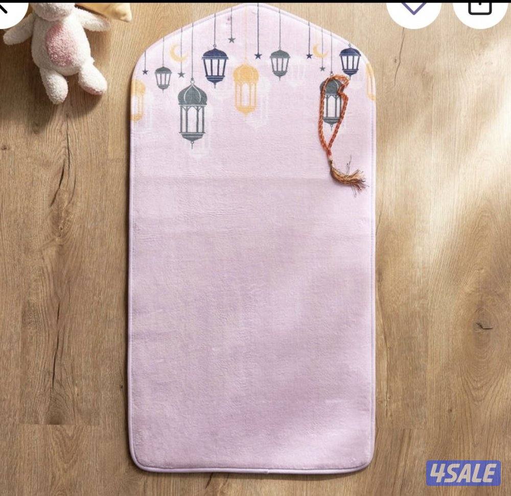 سجادة صلاة بنات اطفال وردي من هوم سنتر  . سنتر بوينت0