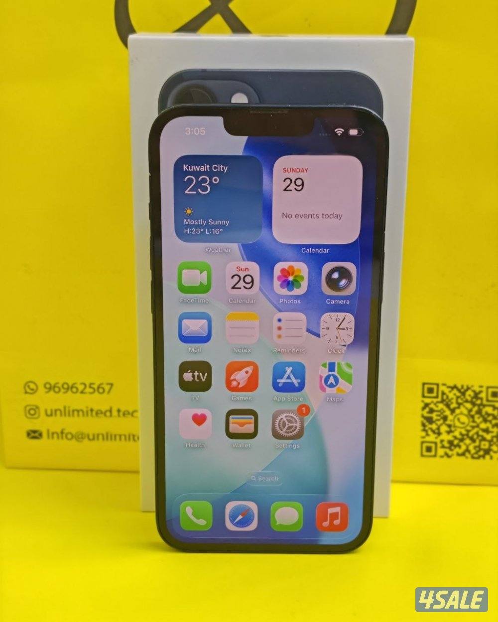 ايفون 13 – 512 جيجا – أسود بطارية 83% مستعمل نظيف6