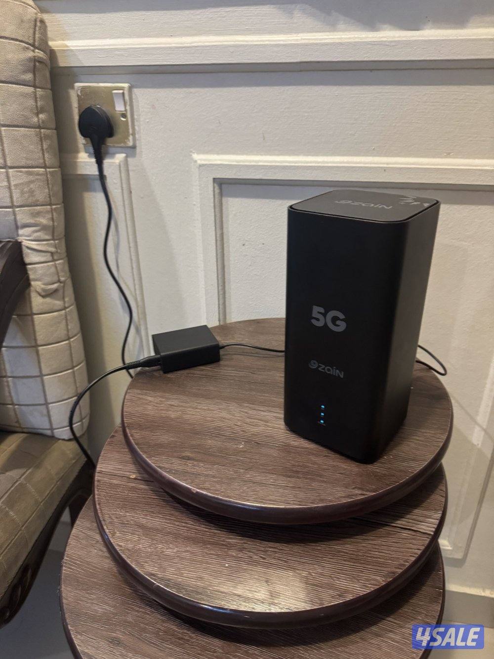 CPE Pro 6 Router Zain - 5G Black Edition/الجهاز جديد ومع الكيبل0