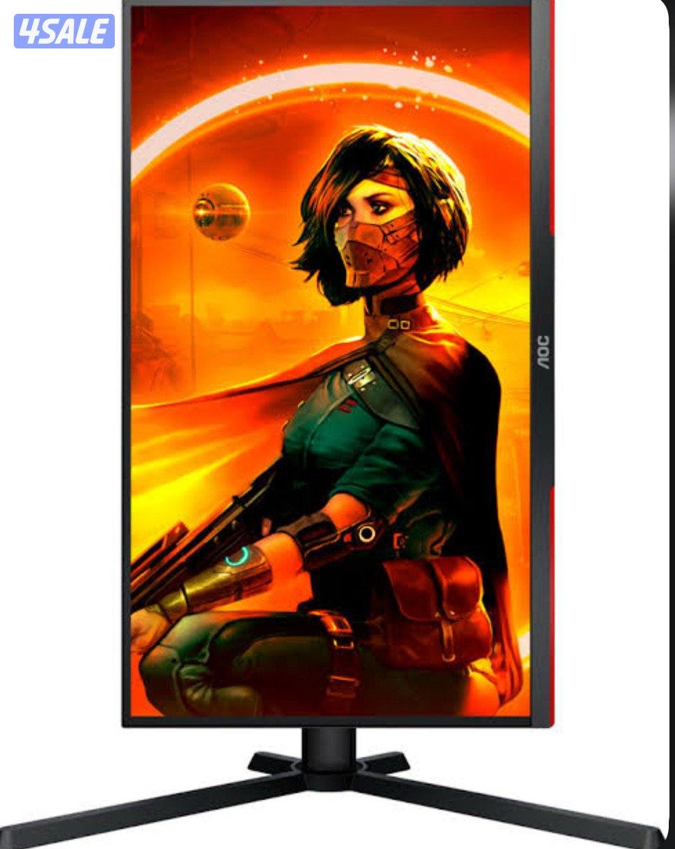 شاشة قيمنق AOC 240Hz، نظيفة، والسعر قابل للتفاوض 👍2
