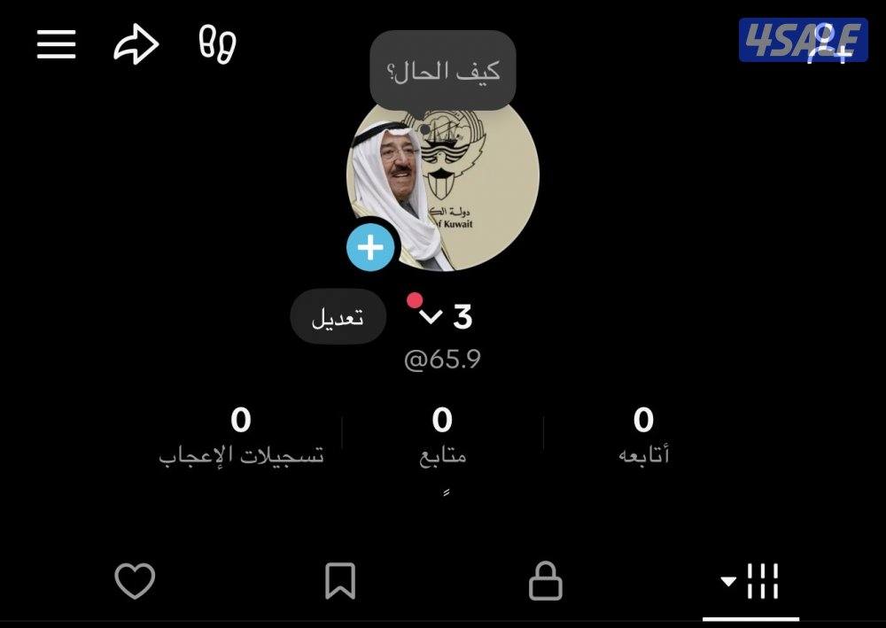 للبيع يوزر تيك توك ارقام0