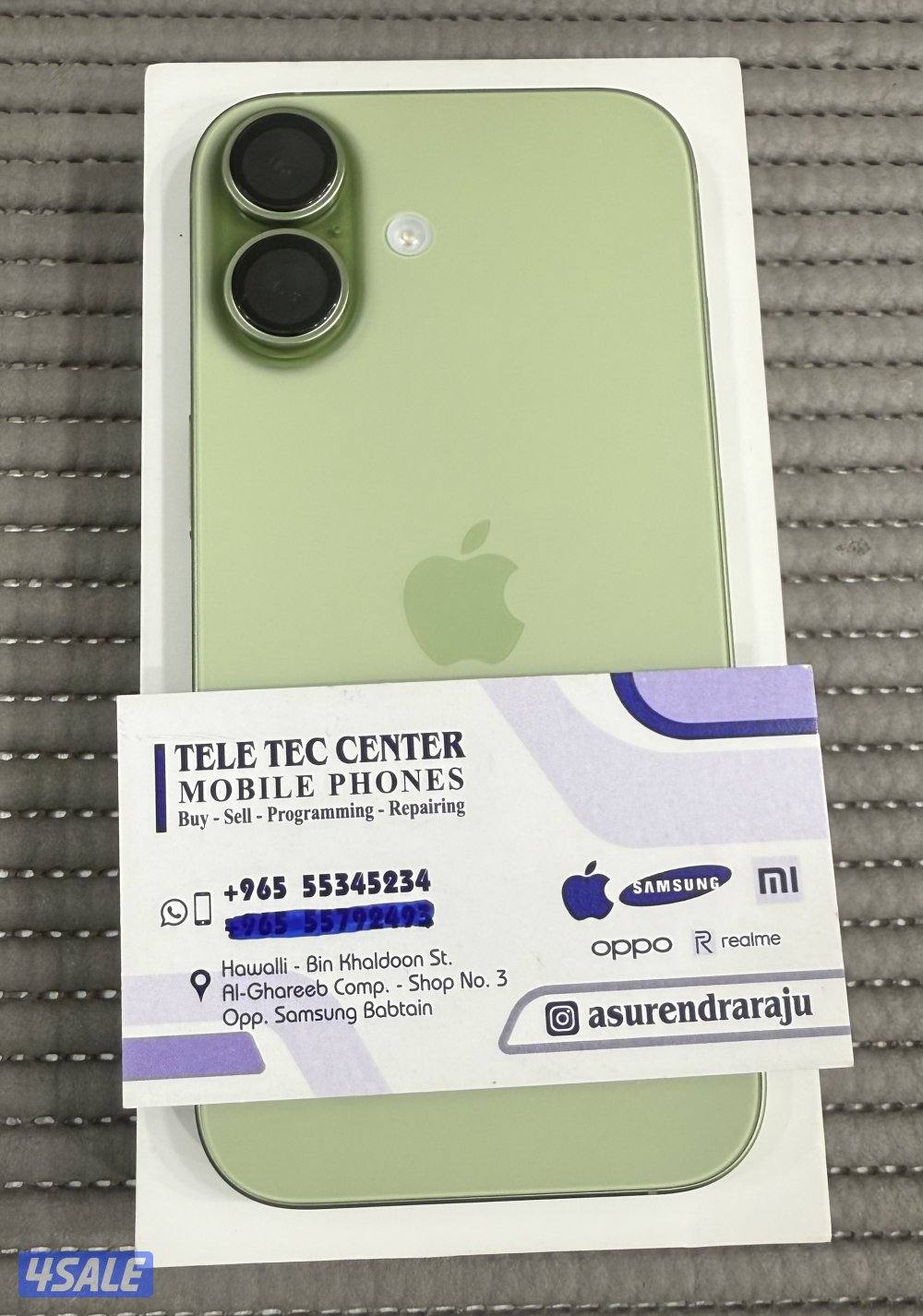iPhone 17 256GB Teal (Arabic Version) Used.1