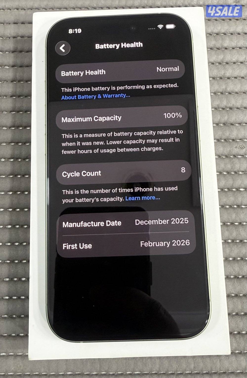 iPhone 17 256GB Teal (Arabic Version) Used.7