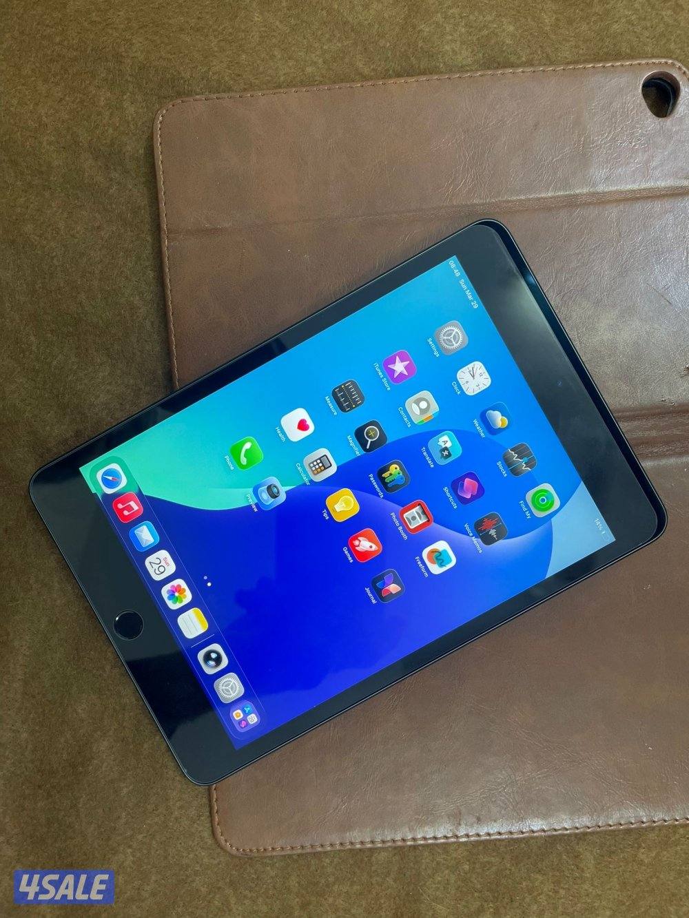 ايباد ابل ميني 5 الخامس 256 قيقا نظيف جدا ولا زلغ مع كفر اصلي1