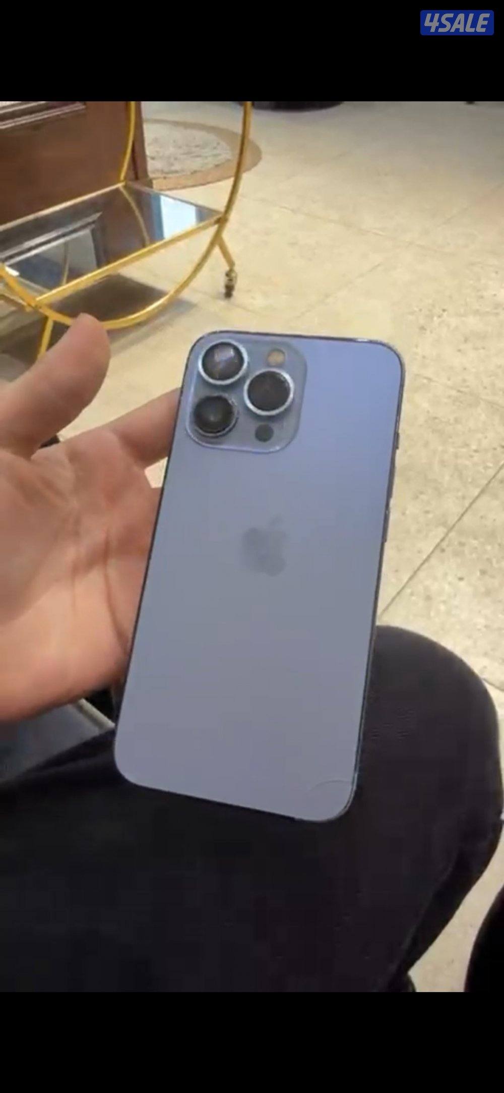 ايفون 13 برو مبدل بطاريه و كميره و شاشه 256 قيقا معه كل اغرضه1