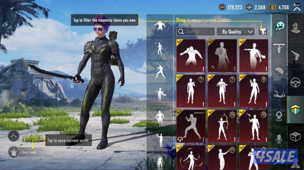 حسابات ببجي منوعه ~ اسلوب خرافي وايكي كل مسج🔥🪽6