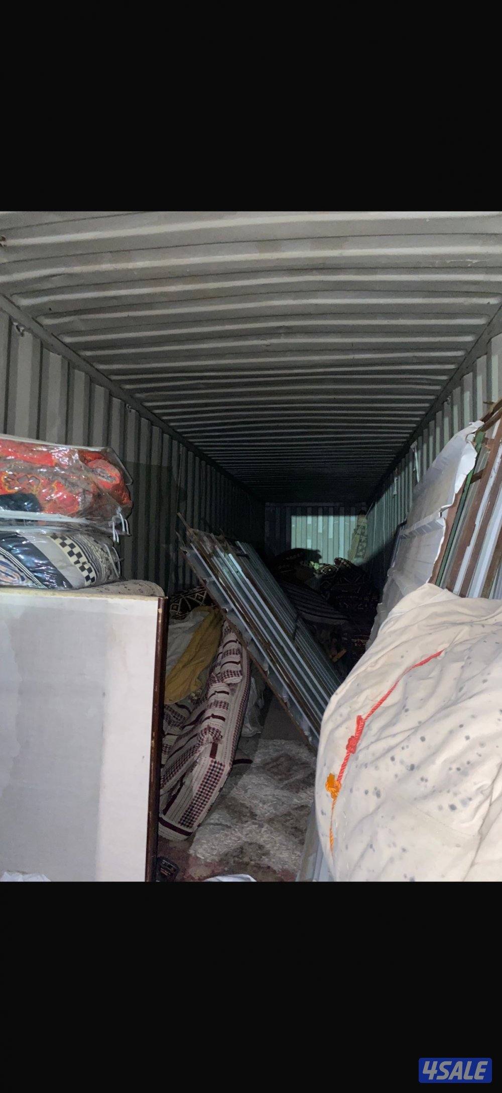 كونتينر للبيع مع الاغراض0