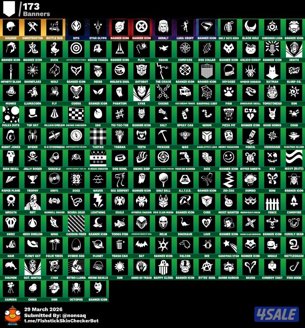 حساب فورت نايت نادر سيزون 3 ( 89 سكن )2