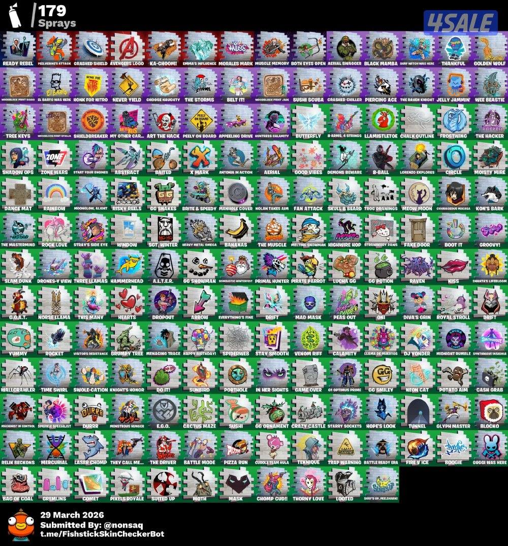 حساب فورت نايت نادر سيزون 3 ( 89 سكن )5