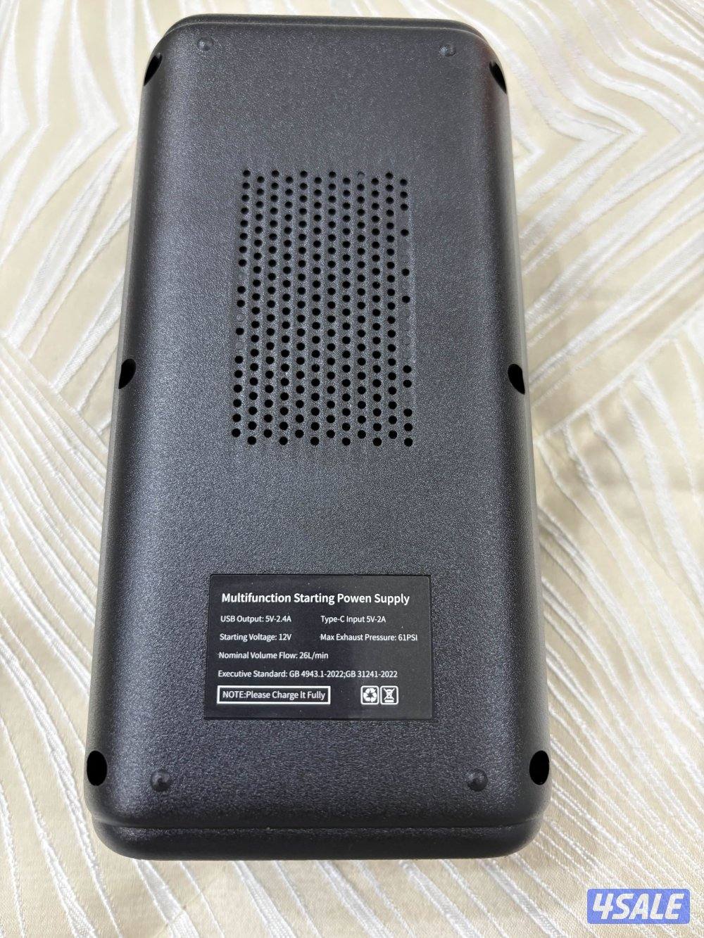 للبيع جهاز بطاريه اشتراك ومنفاخ وبور بنك3