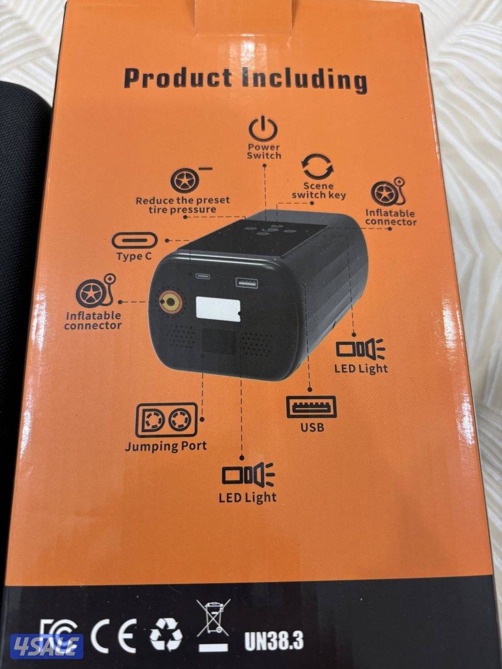 للبيع جهاز بطاريه اشتراك ومنفاخ وبور بنك5