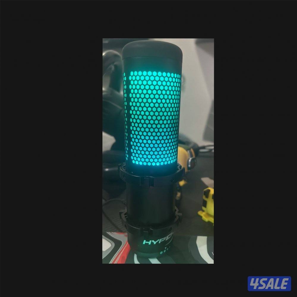 للبيع مايك هايبر اكس الاحترافي rgb hyper x0