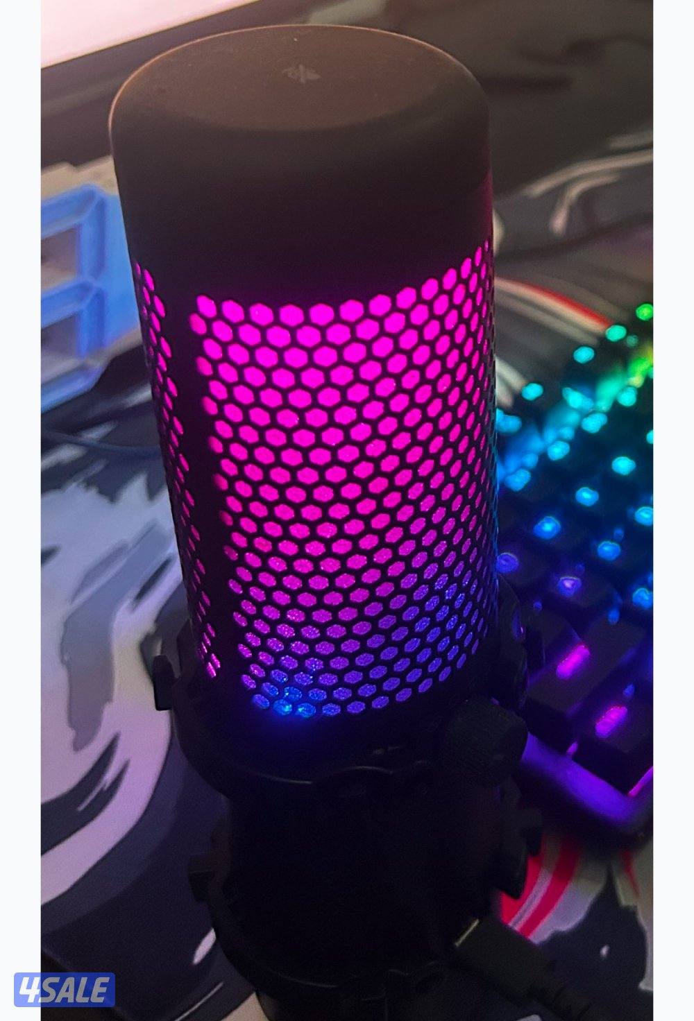 للبيع مايك هايبر اكس الاحترافي rgb hyper x2