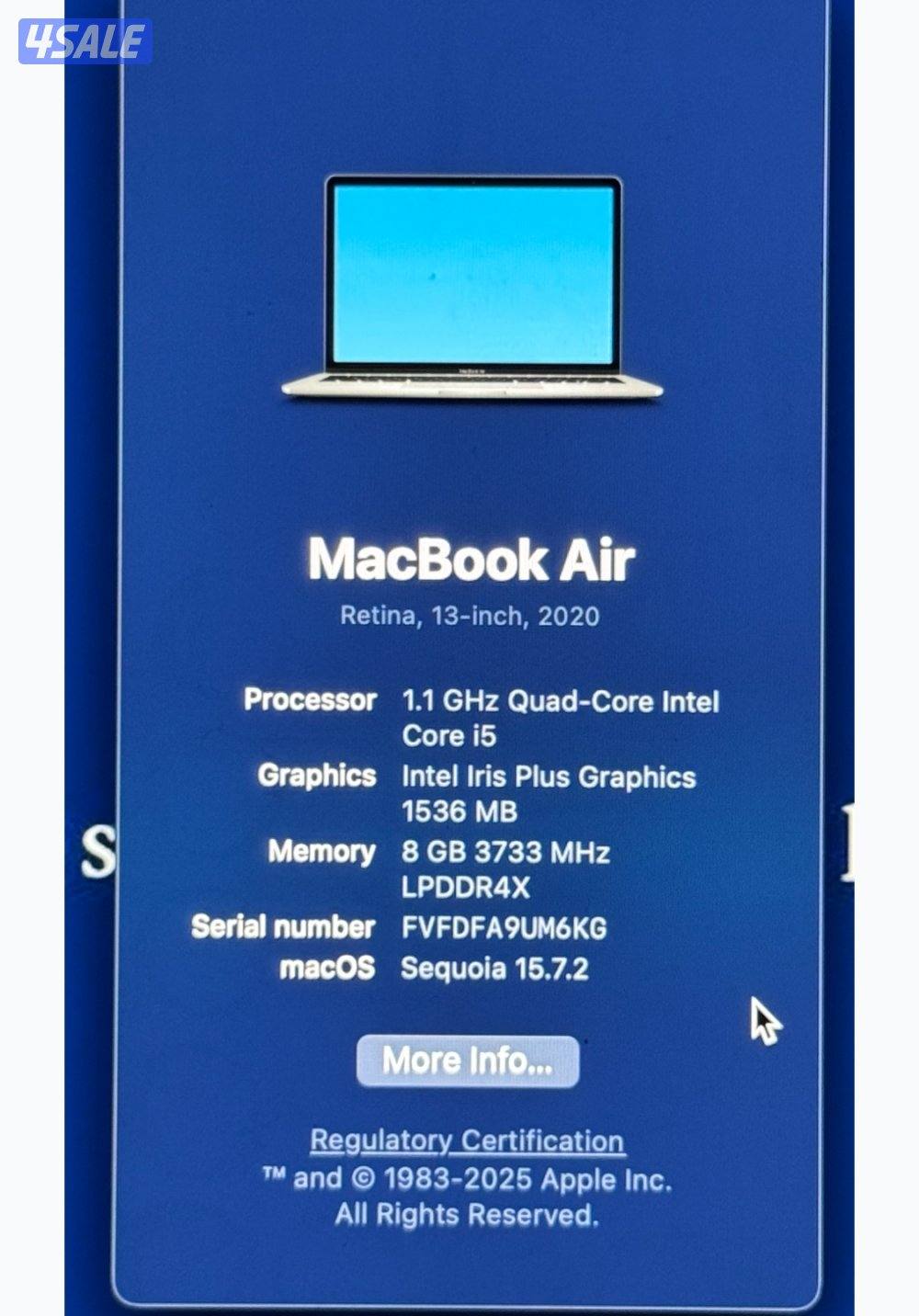 MacBook Air 2020 space grey0