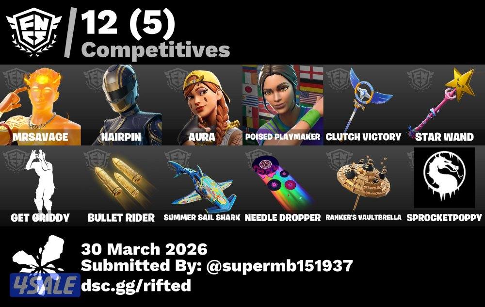 FORTNITE ACCOUNT FOR SALE4