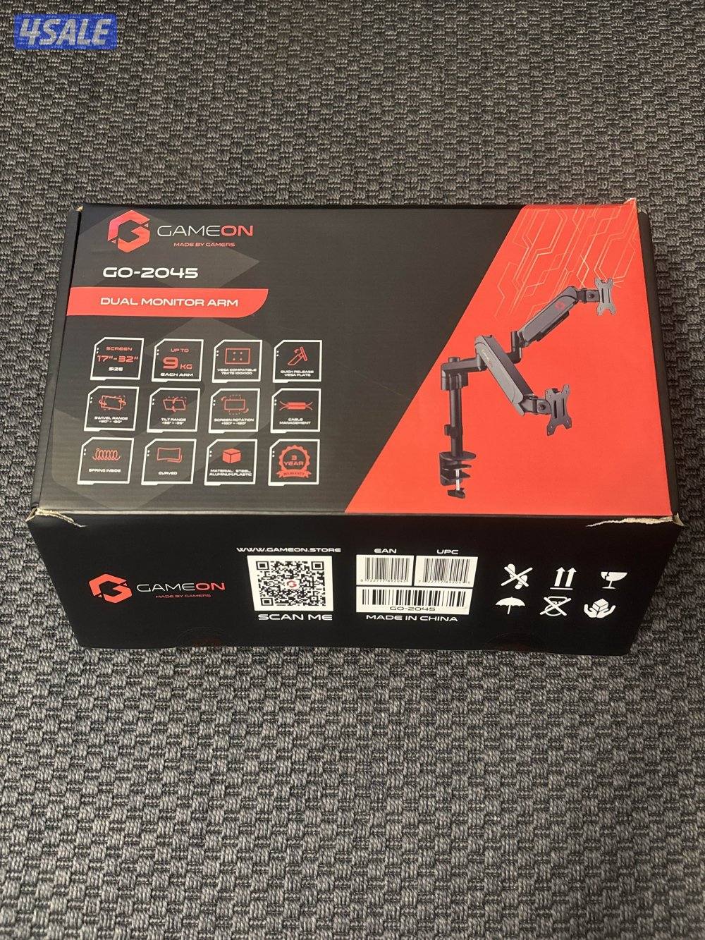 Dual Monitor arm for gaming monitors0