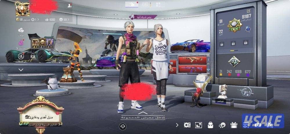 للبيع حساب ببجي0