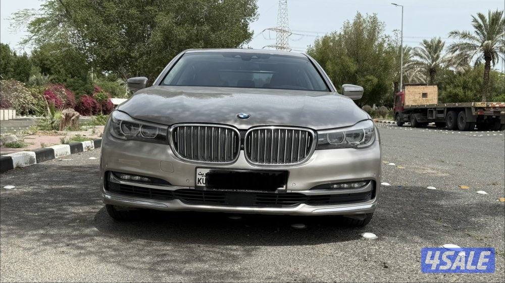 للجادين بيعة سريعة للبيع بي أم 740 موديل 2017 الغانم شرط الفحص1