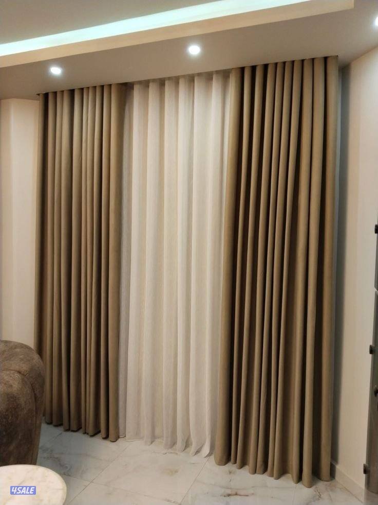 اتفصال ستائر مودرن ويفي سعر المتر 124