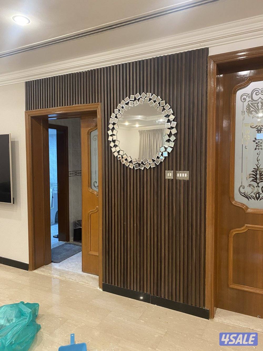 ديكورات بلازما ورق جدران لنن. حديث خلفيات طوفه 3D  جميع صيحات الديكور9