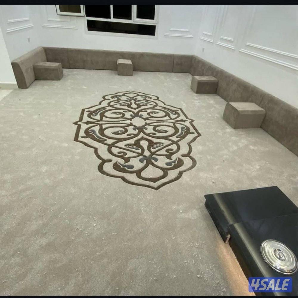 سجاد حفر يدوي تفصيل مساند3