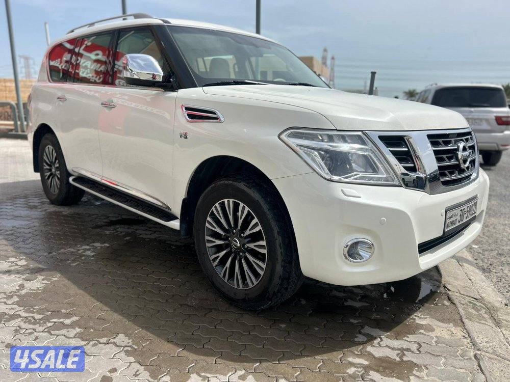 نيسان باترول بلاتنيوم.V8 موديل 2015 ماشى 244.000 k.m وارد البابطين .1