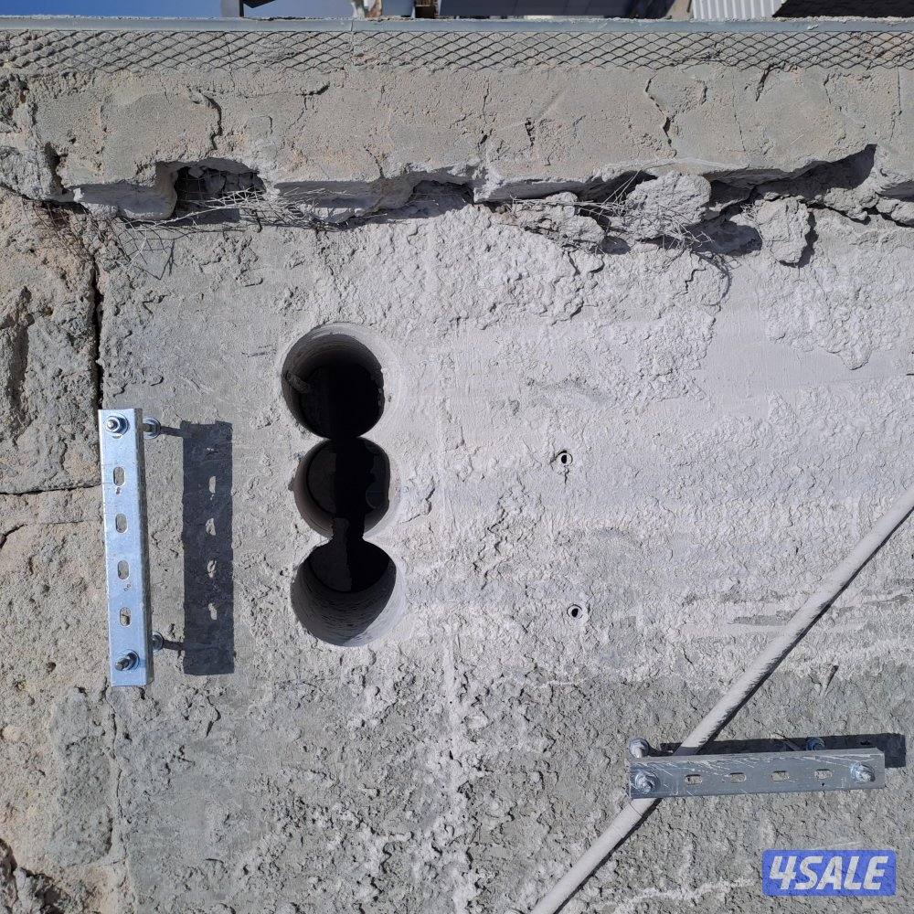 قص خرسانه ليزر وفتحات كور ليزر وقص أبواب ودرايش ليزر  وقص درج سلم والط4