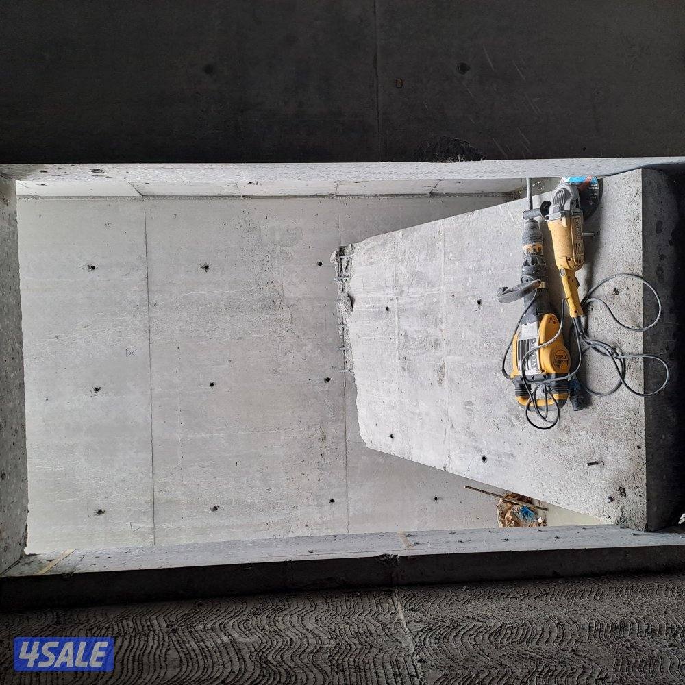 قص خرسانه ليزر وفتحات كور ليزر وقص أبواب ودرايش ليزر  وقص درج سلم والط5