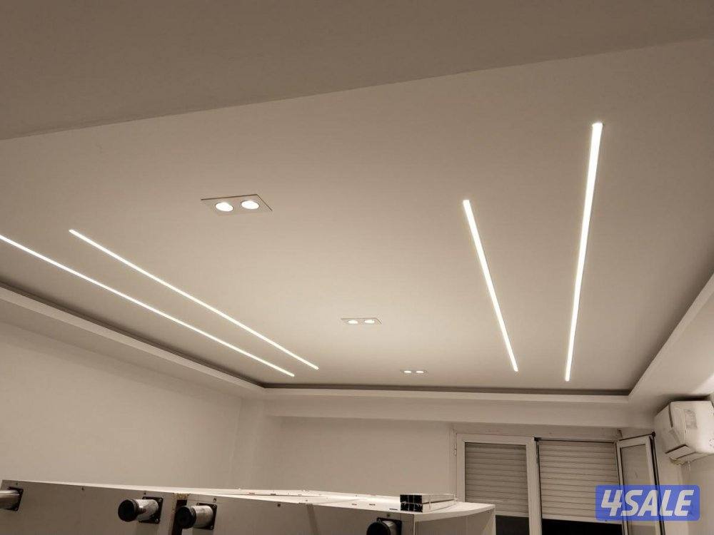 ديكور جبس بورد اسقف قواطع بارتيشن جبس بورد اسمنت بورد اصباغ بديل خشب ب6