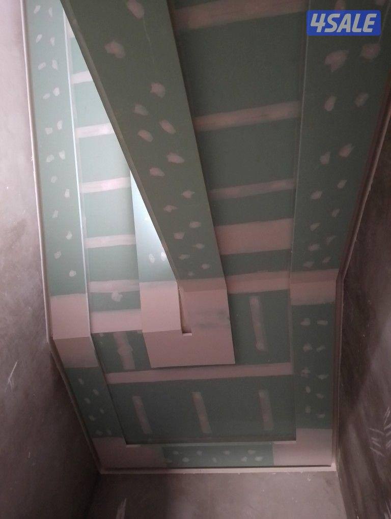 ديكور جبس بورد اسقف قواطع بارتيشن جبس بورد اسمنت بورد اصباغ بديل خشب ب13