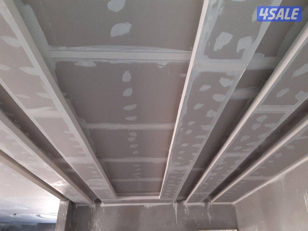 ديكور جبس بورد اسقف قواطع بارتيشن جبس بورد اسمنت بورد اصباغ بديل خشب ب15