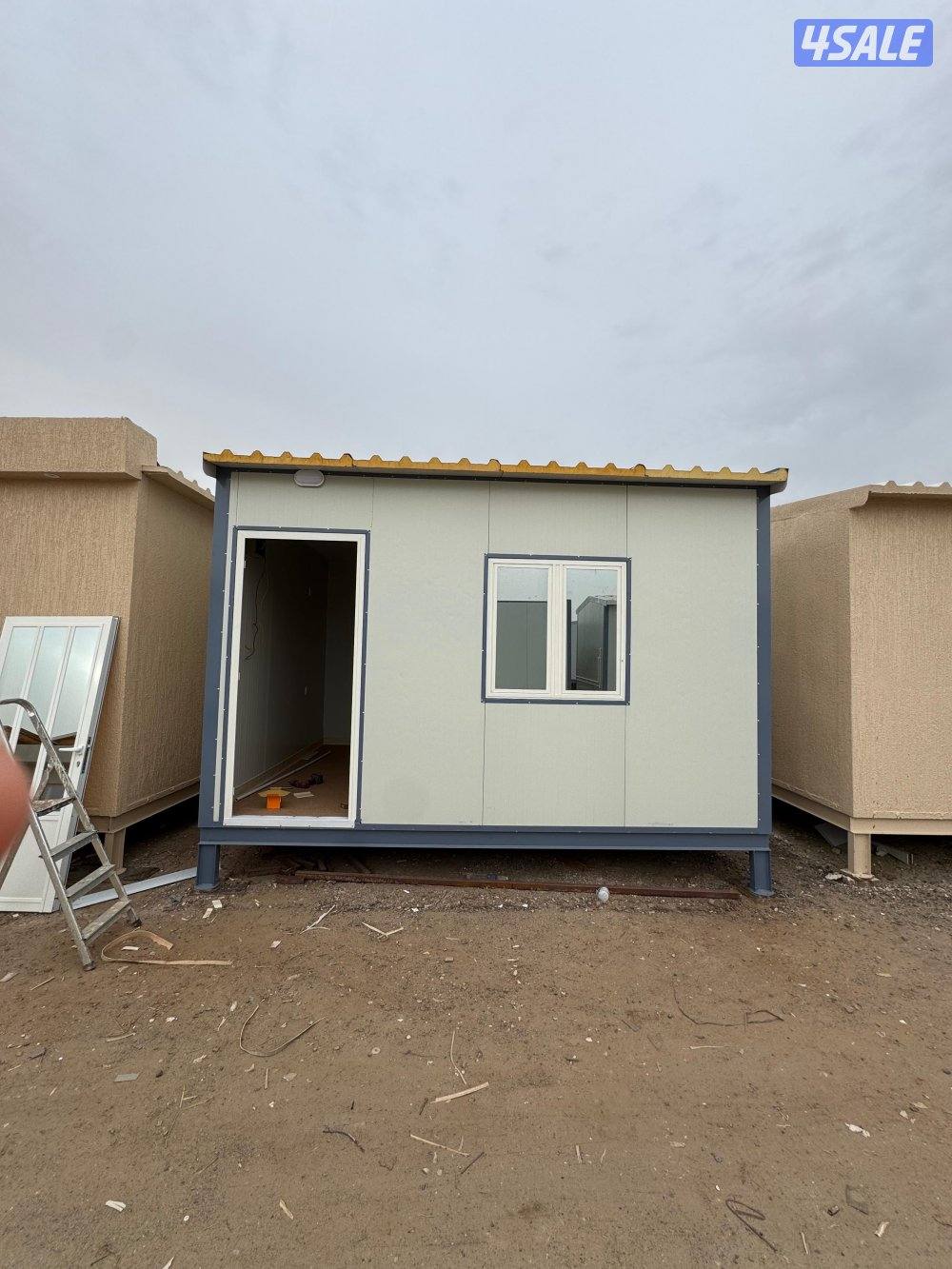 للبيع شاليه جاهز غرفه حمام مطبخ تحضيري تصنيع جديد1