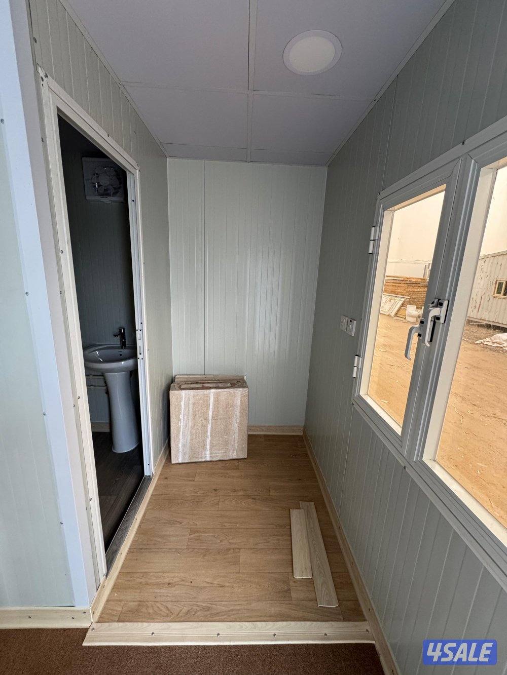 للبيع شاليه جاهز غرفه حمام مطبخ تحضيري تصنيع جديد3