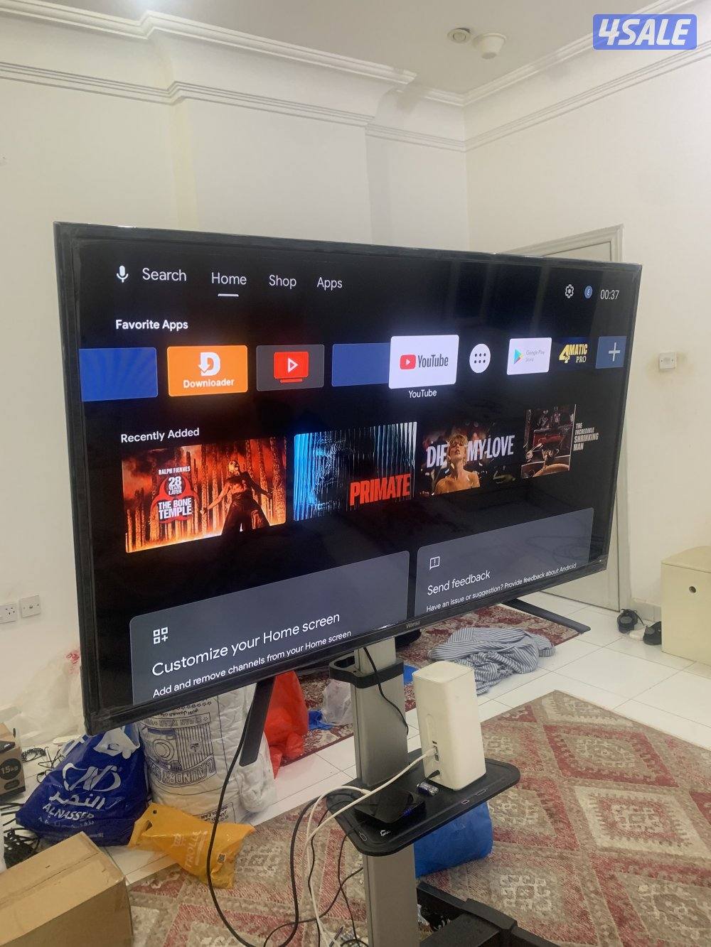 للبيع تلفزيونات 55 و 43 بوصه سمارت 2026 اعلي فئه توصيل 24 ساعة1