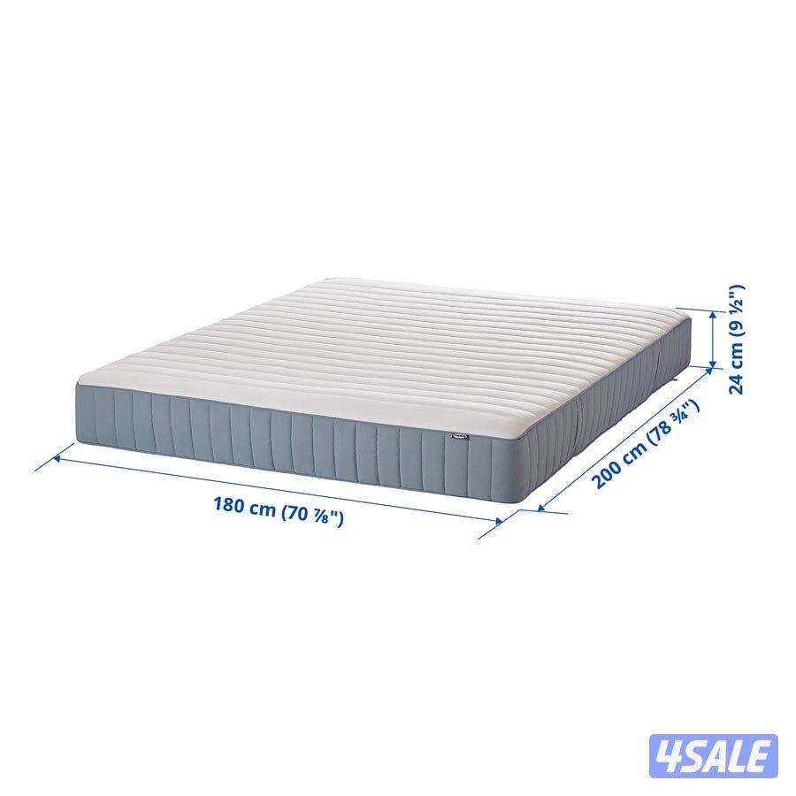 IKEA VALEVÅG Mattress (Extra Firm) – King Size – Good Condition6